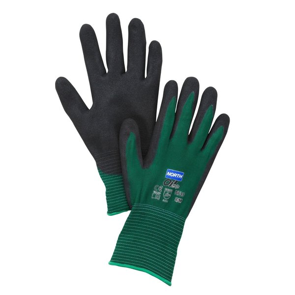 Honeywell North NorthFlex OilGrip NF35 Foam Nitrile 2Stage Palm Coated Gloves NF35/10XL